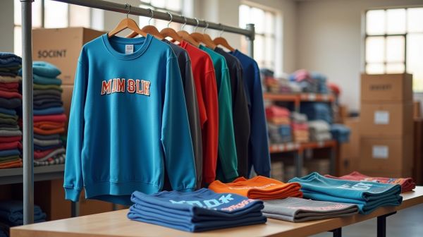 Sweat de promo personnalisé imprimé en grosse quantité : la solution idéale pour tous les groupes